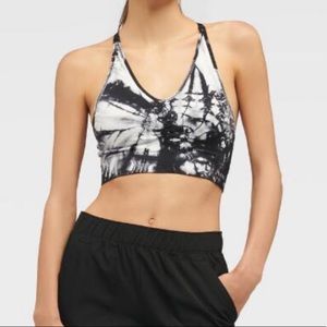 BRAND NWT DKNY TIE DYE MESH BACK SEAMLESS BRA